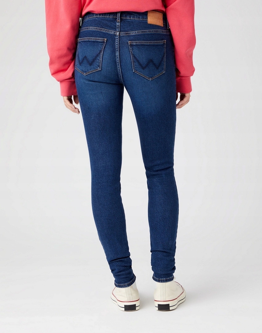 Dámské džínové úzké nohavice kalhoty Wrangler Skinny Soft Star W28KXQ43Y 26/32
