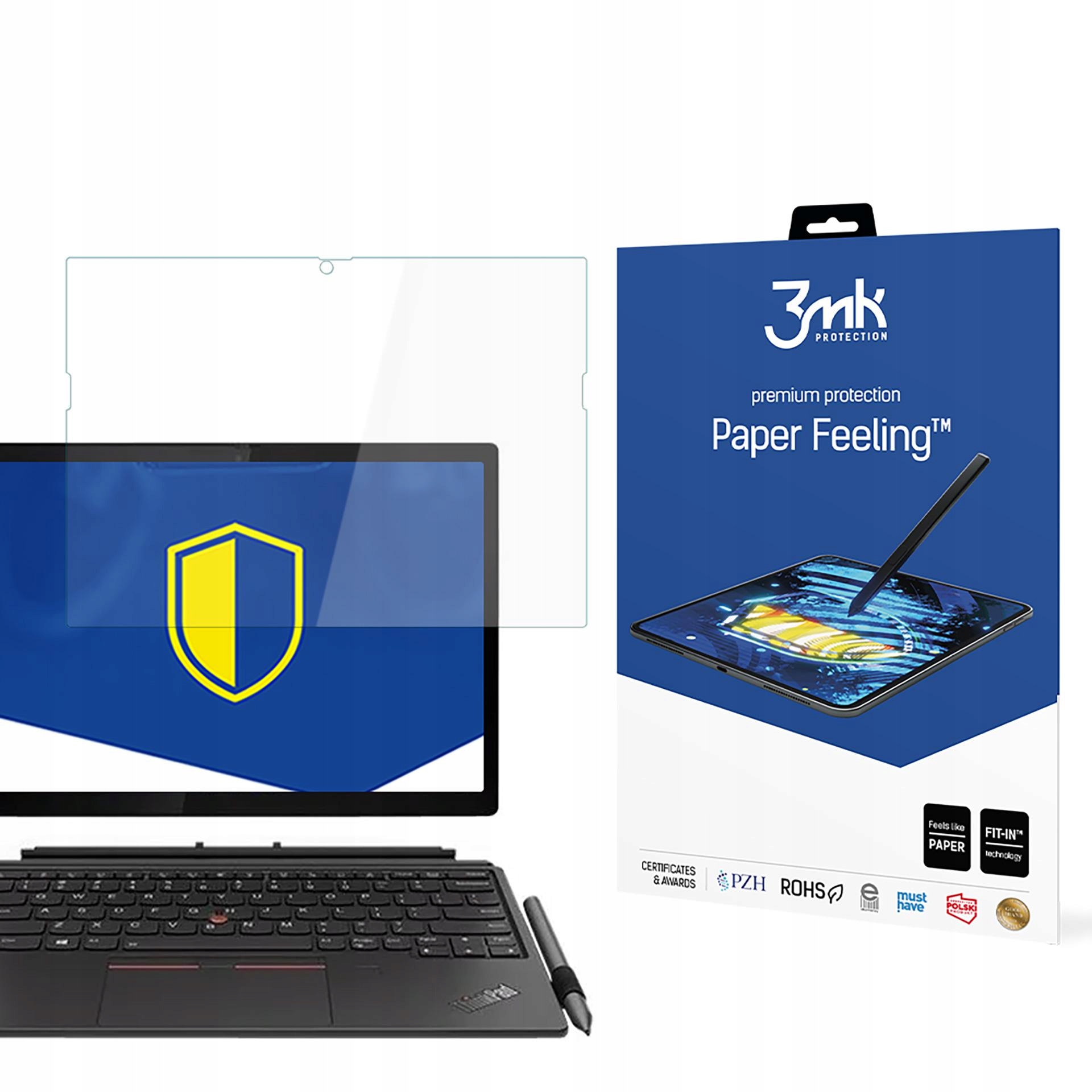 Fólie pro Lenovo ThinkPad X12 Detachable Gen 2 až 15" 3mk Paper Feeling