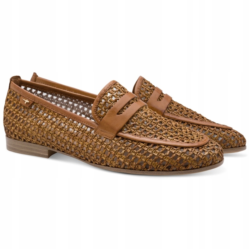 Dámské mokasíny Tamaris 1-24232-46 305 Cognac hnědé Kůže VEL.40
