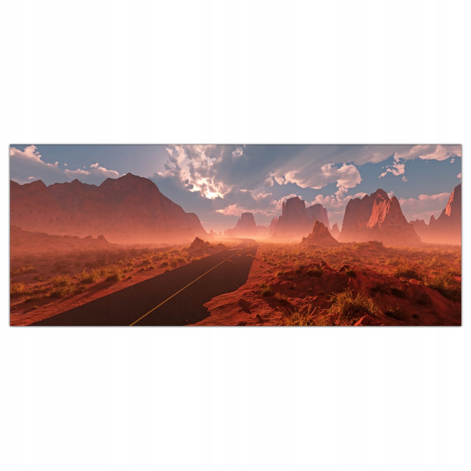 

Obraz na szkle Foto Droga Pustynia Piasek 125x50