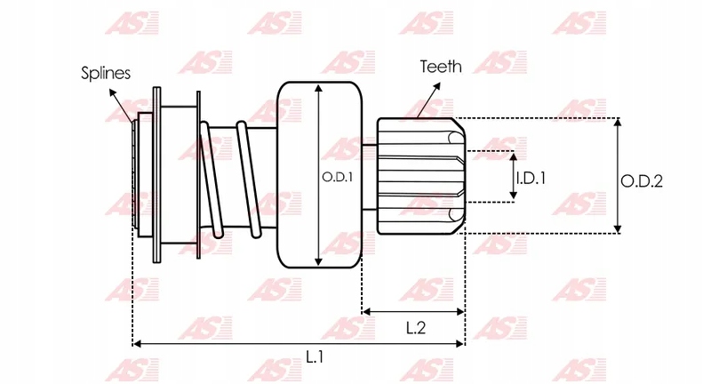 SD0509S Bendiks rozrusznika Producent części AS-PL