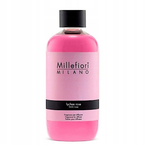 Millefiori Milano Lychee Rose doplňovač vonných tyčinek 500 ml