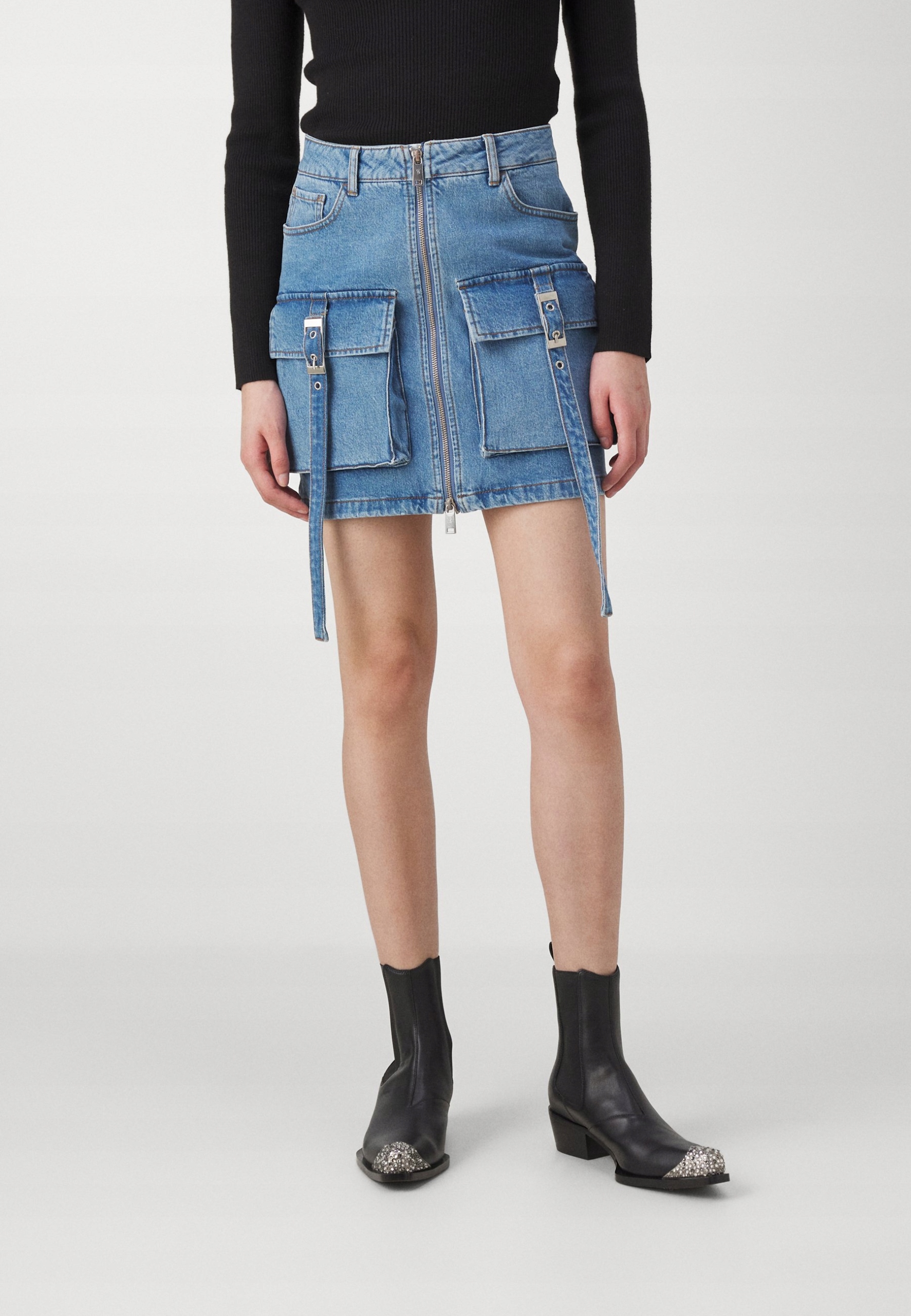 Džínová sukně s kapsami Gestuz 42