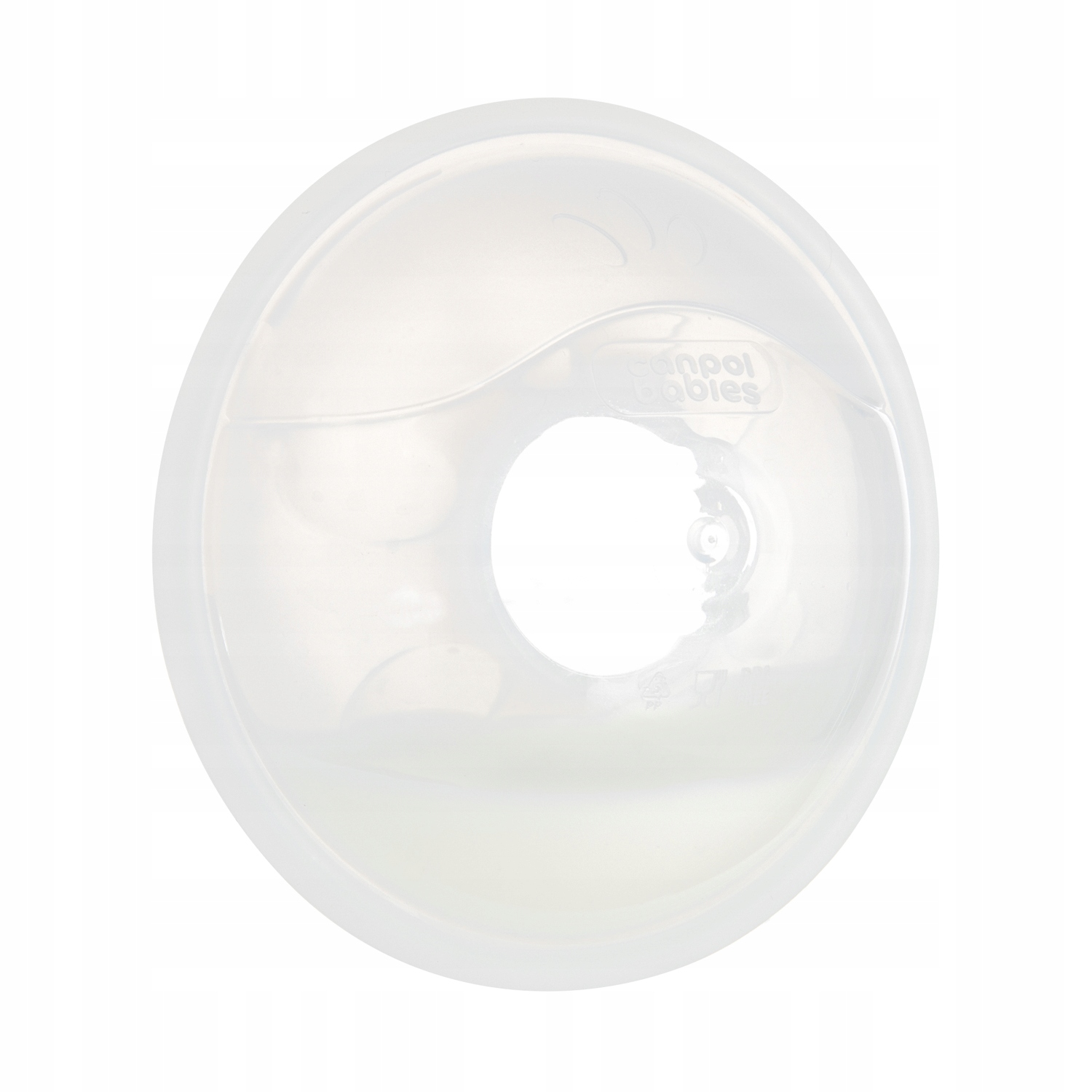 CANPOL SILIKONOWY KOLEKTOR MLEKA POKARMU LAKTATOR MUSZLE LAKTACYJNE 2SZT Kolor bezbarwny