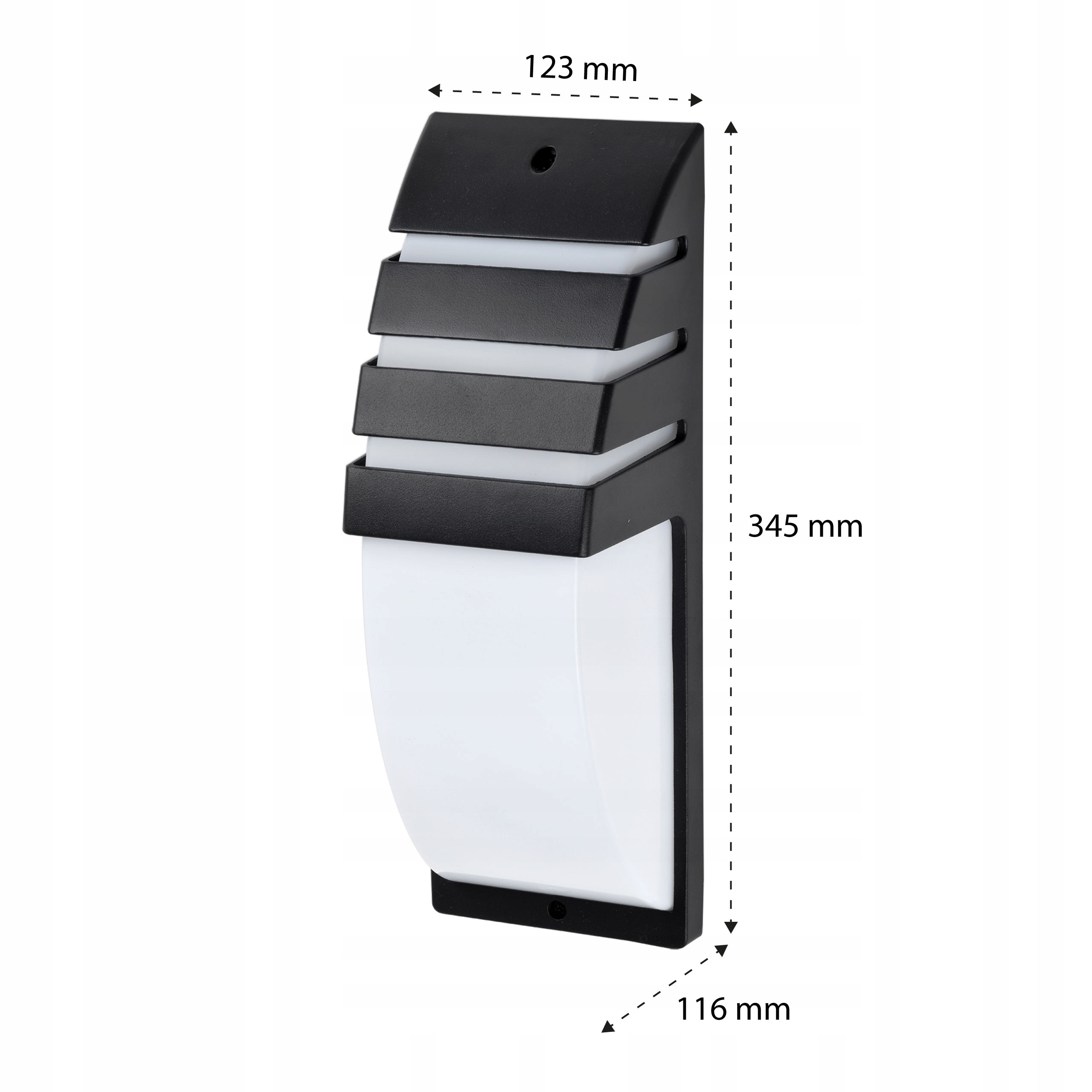 Kinkiet zewnętrzny lampa ogrodowa zewnętrzna elewacyjna ścienna E27 LED Moc źródła światła 60 W