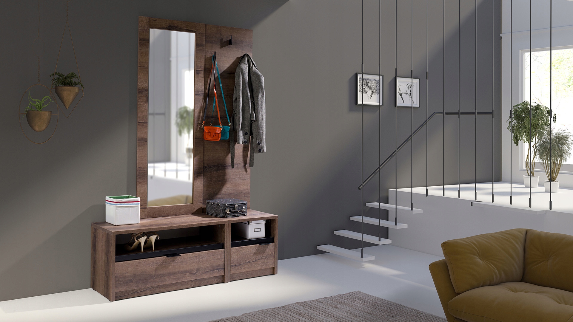 Wieszak DENIS meble systemowe Kod producenta DENVER