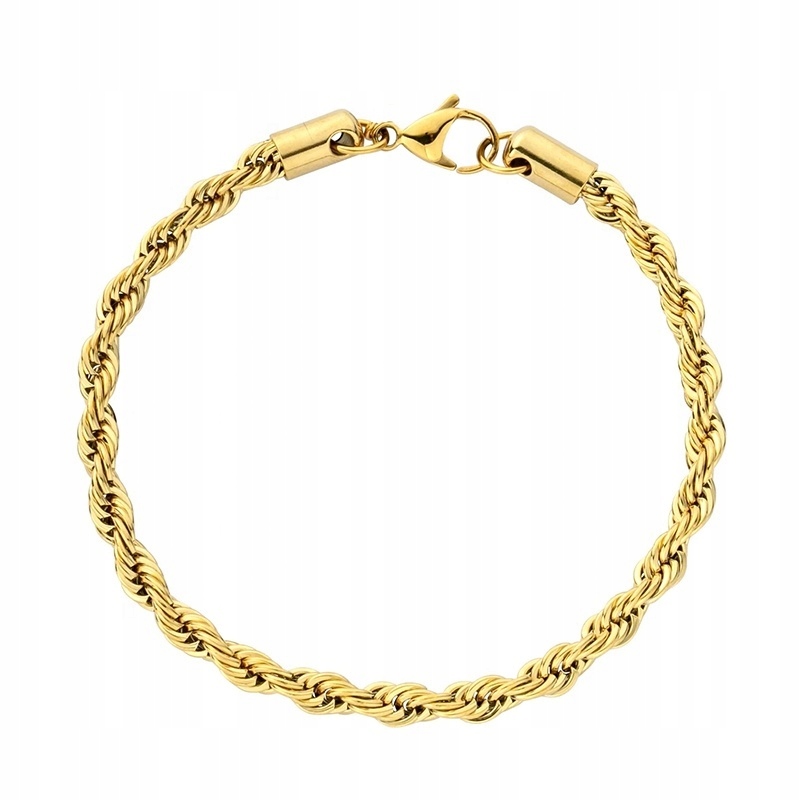 

Bransoletka Złota Twist Stal 316L 3 mm 20 cm