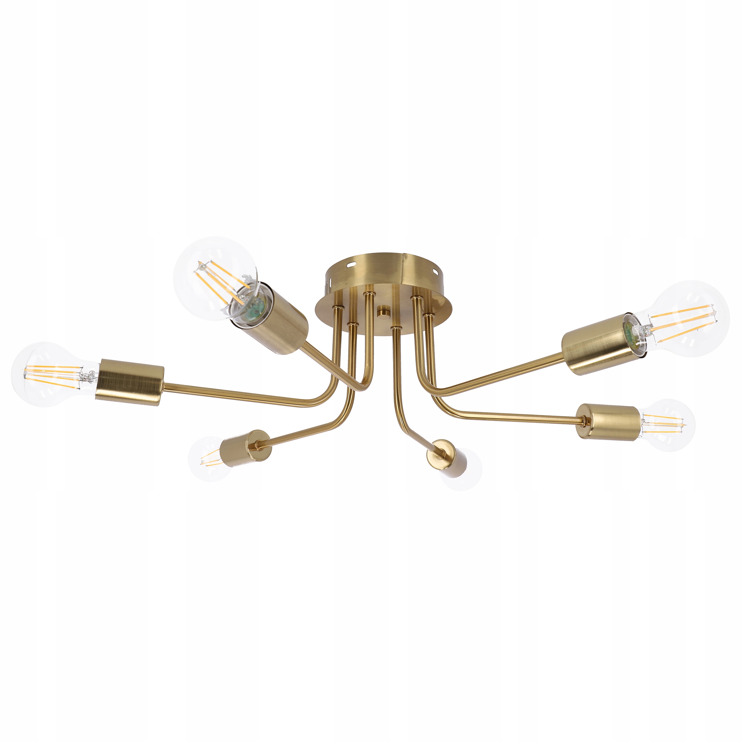 

Lampa sufitowa wisząca 6x E27 Led Złota