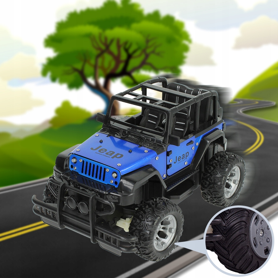 AUTO Samochód ZDALNIE STEROWANY Metal Światła LED Pilot R/C na Akumulator Bohater brak