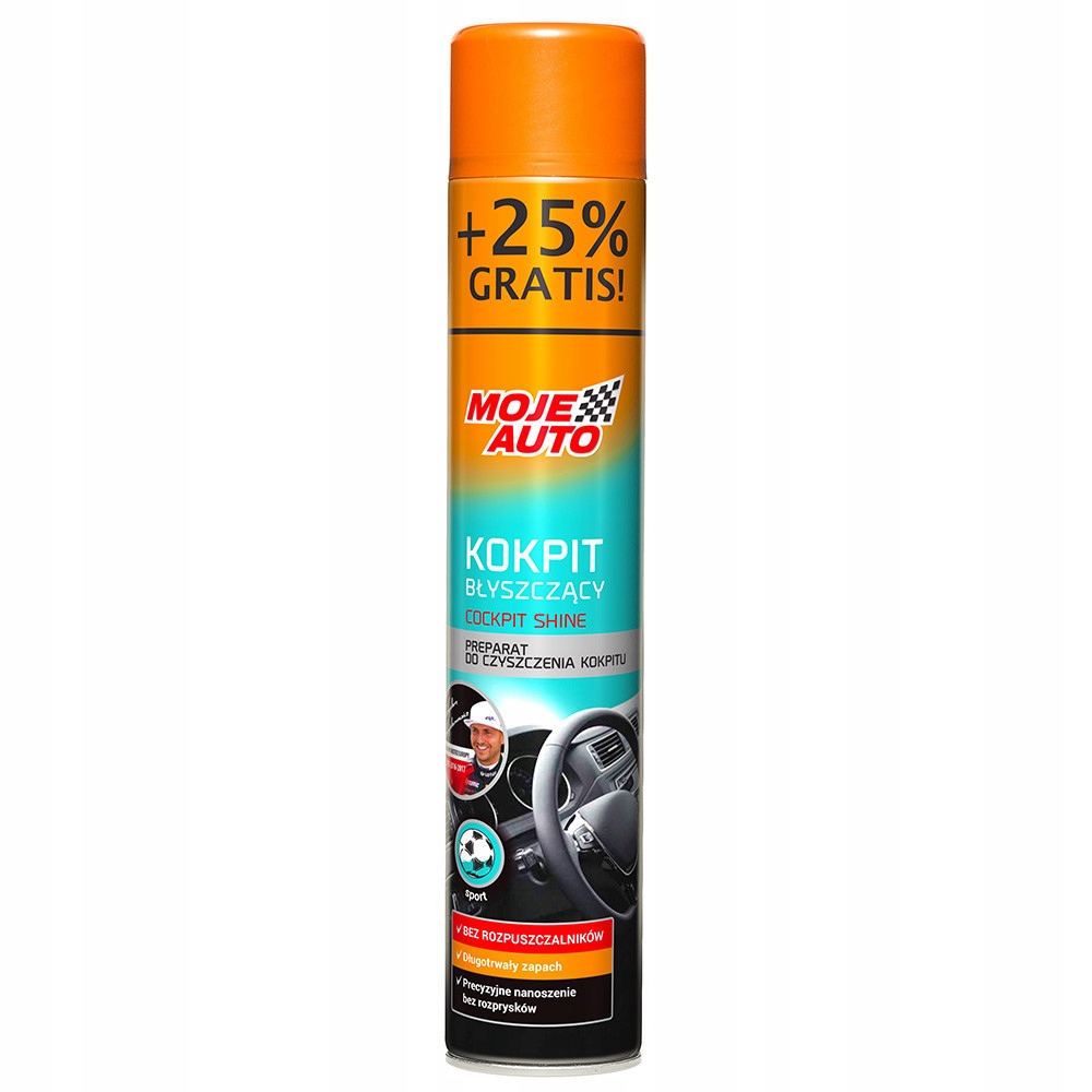 

Kokpit Błyszczący Sport Moje Auto 750ML