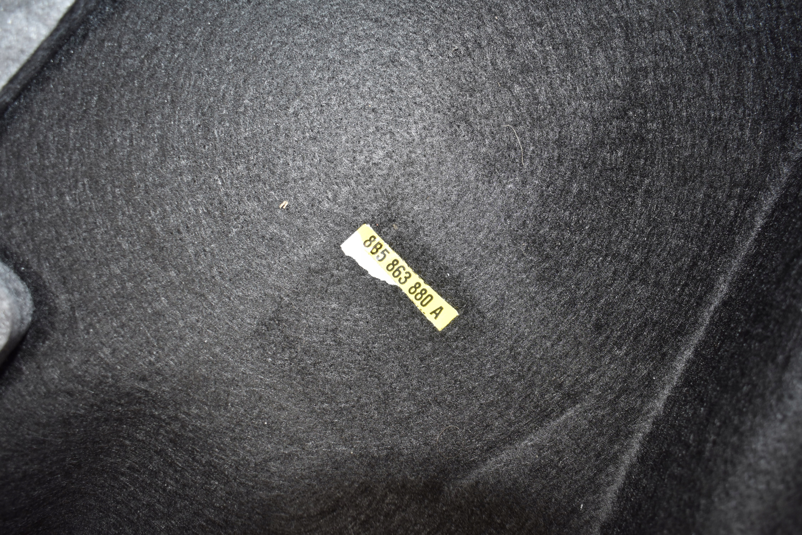 IDEALNY boot KPL. upholstery AUDI A5 B10 sedan 1