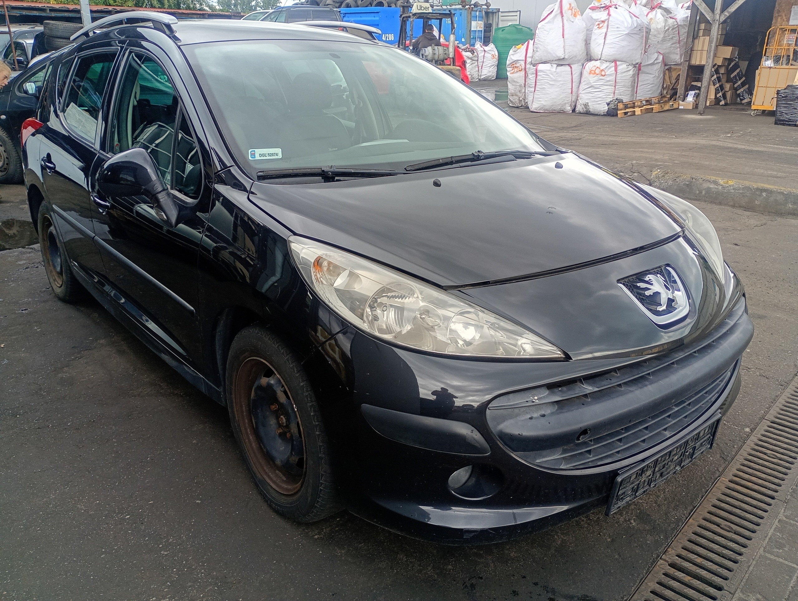 door right front front Peugeot 207 SW 06-13 kod lakieru EXLD