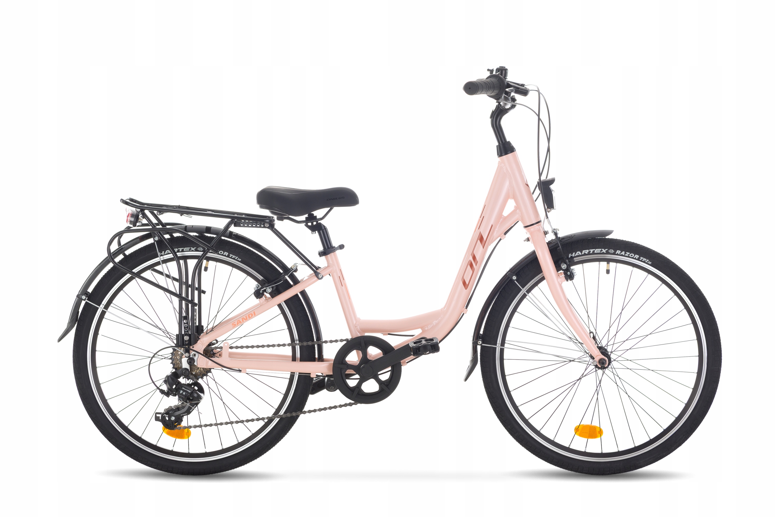 Rower Onilus 24" Sandi 12" Łososiowy 2026