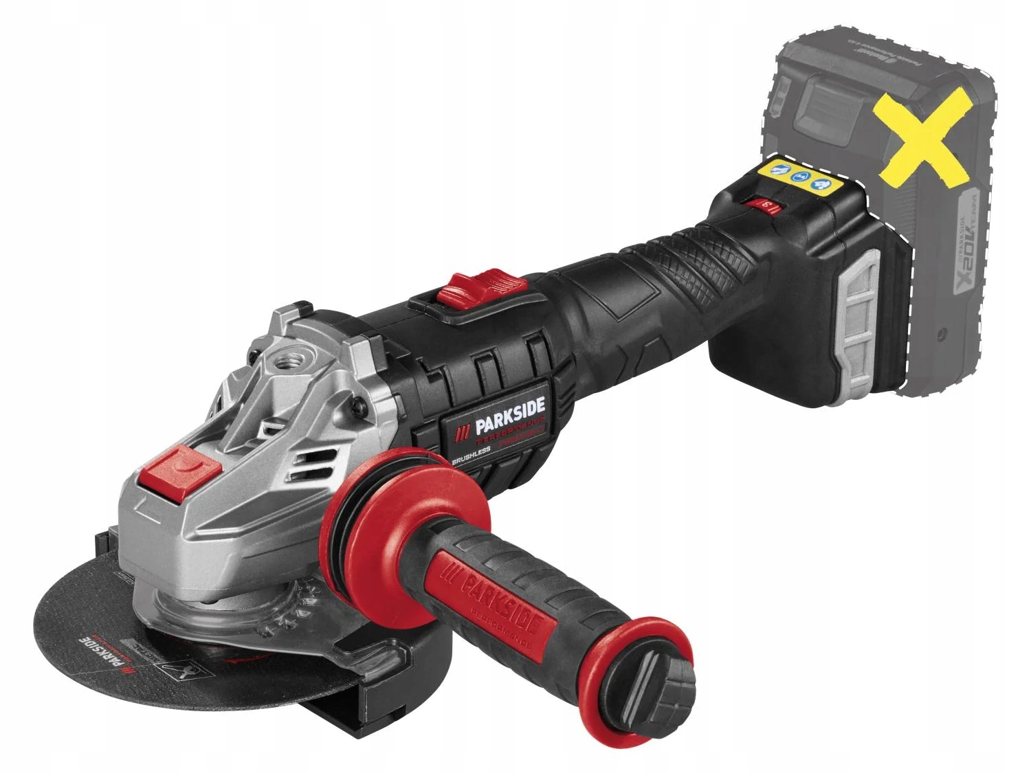 Parkside Performance Pwsap 20 Li G7 Akumulatorowa szlifierka kątowa 20 V