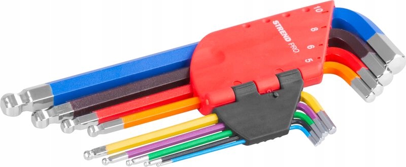 ZESTAW KOMPLET KLUCZY IMBUSOWYCH 9 CZĘŚCIOWY STREND PRO Marka Strend Pro