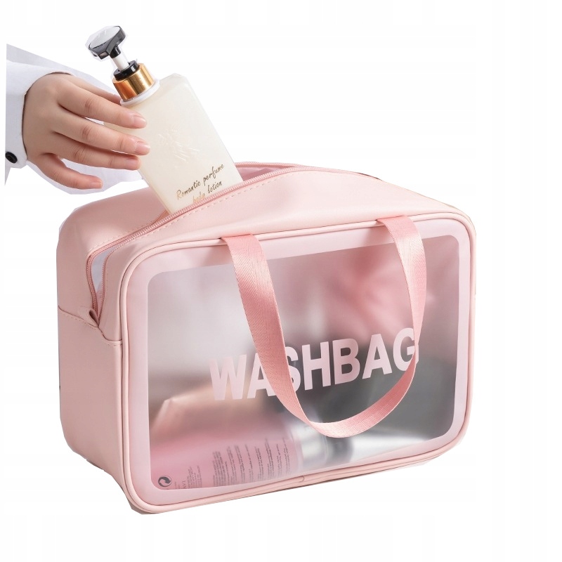 

Duża przezroczysta kosmetyczka torebka Washbag