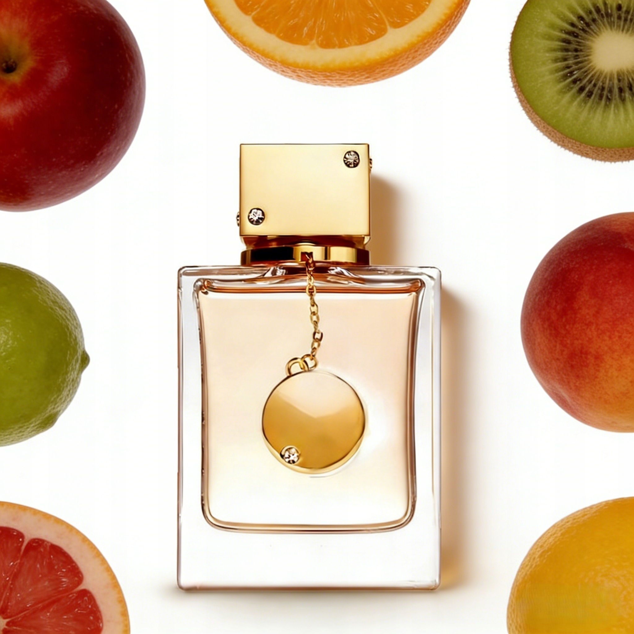 Zapach owocowy z lekką nutą cytrusów i brzoskwini. 100ml