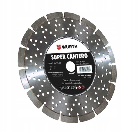 

Wurth Tarcza diamentowa Cantero 230MM