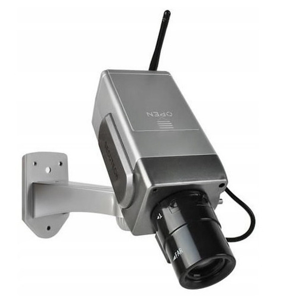 ATRAPA KAMERY PRZEMYSŁOWEJ LED Z CZERWONA DIODĄ Stan opakowania oryginalne