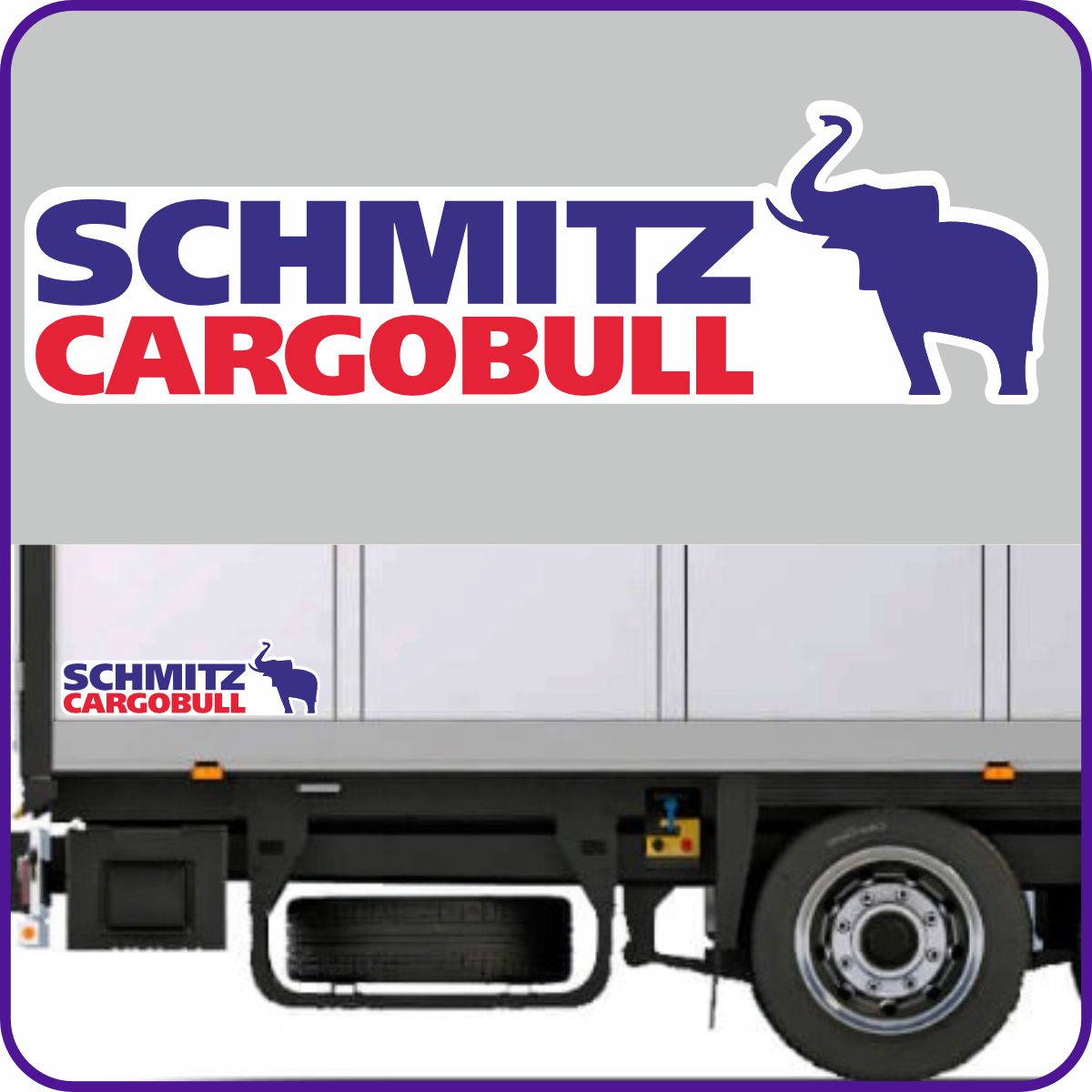 Naklejka Premium Schmitz Cargobull bok chłodni