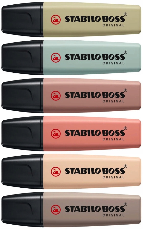 ZAKREŚLACZ PODKREŚLACZ STABILO BOSS ORIGINAL NatureCOLOR MIX 8 KOLORÓW ETUI EAN (GTIN) 4006381603157
