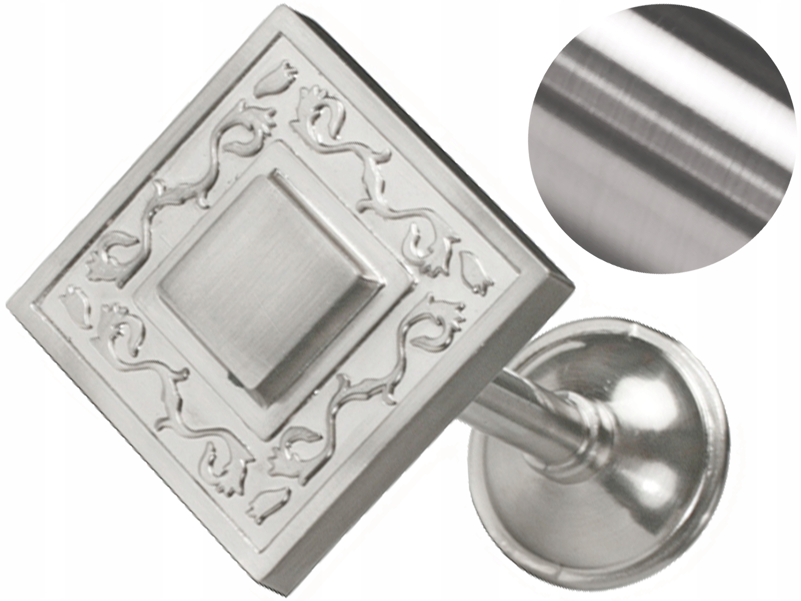 Rozeta dekoracyjna do firan KWADRAT WZÓR - SS