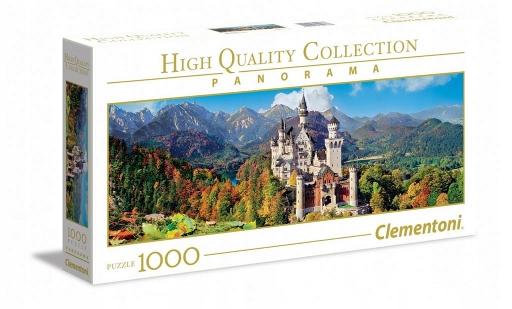 

Clementoni Puzzle 1000 Hq Neuschwanstein Panorama
