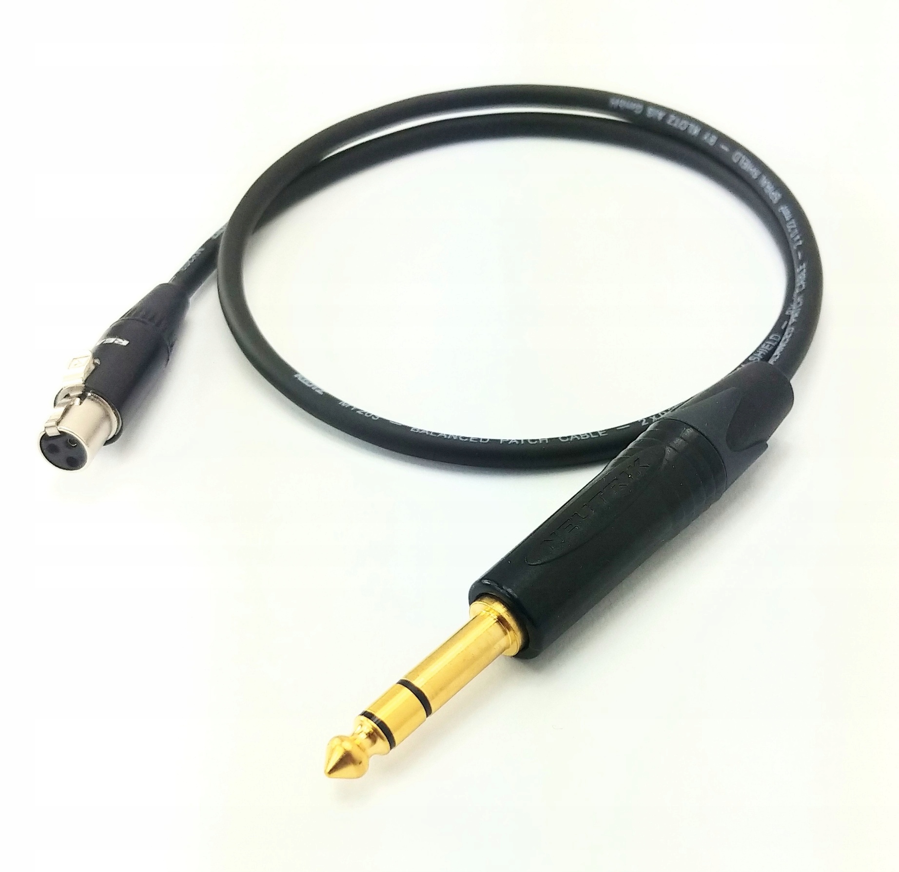 

Do słuchawek mini XLR-Jack 6,3 Klotz-Neutrik 2m
