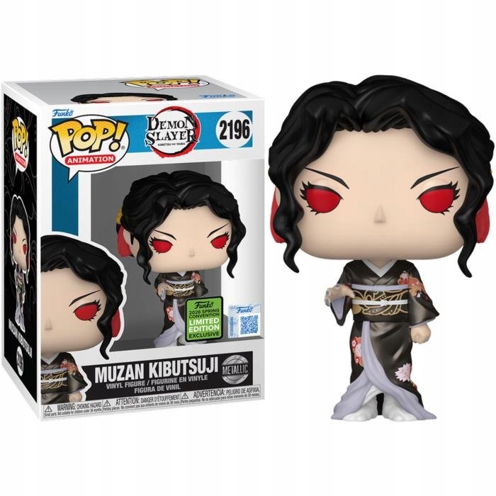 Funko Pop! Demon Slayer: Kimetsu no Yaiba Muzan Kibutsuji (Metallic) #219