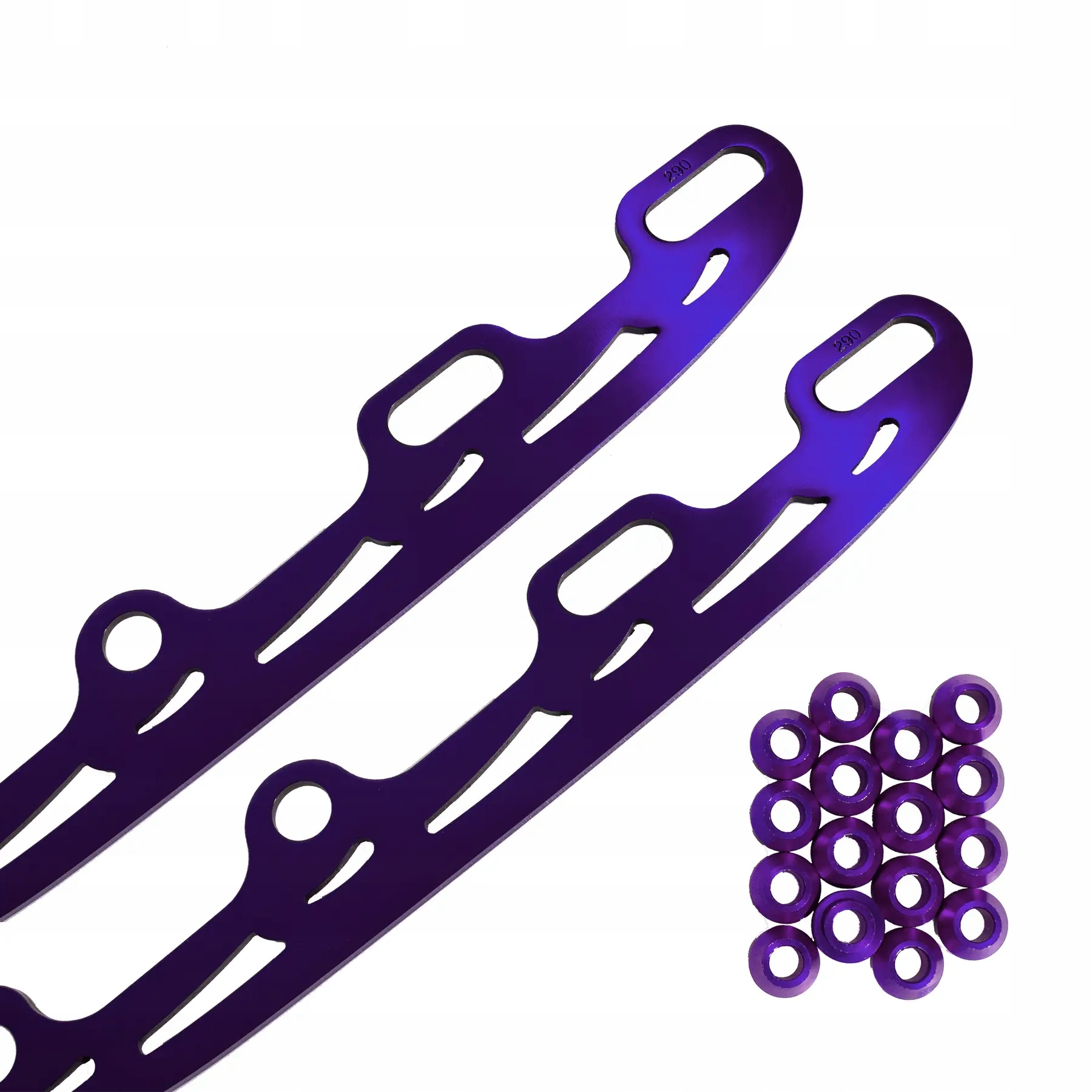 Plošiny pro kolečkové brusle Flying Eagle Freestyle Ice Blades 253 mm fialové