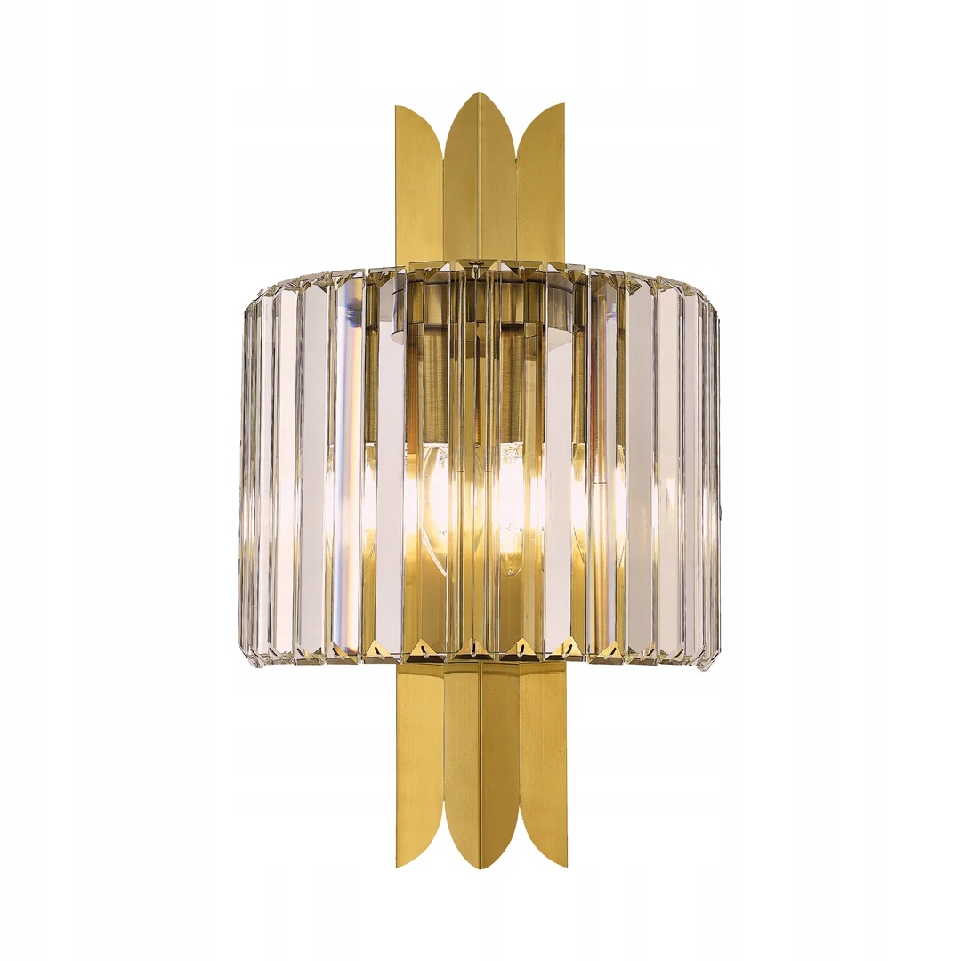 Milagro Nástenné svietidlo Glamour Margot 2xE14 Kryštálové zlaté IP20 40W