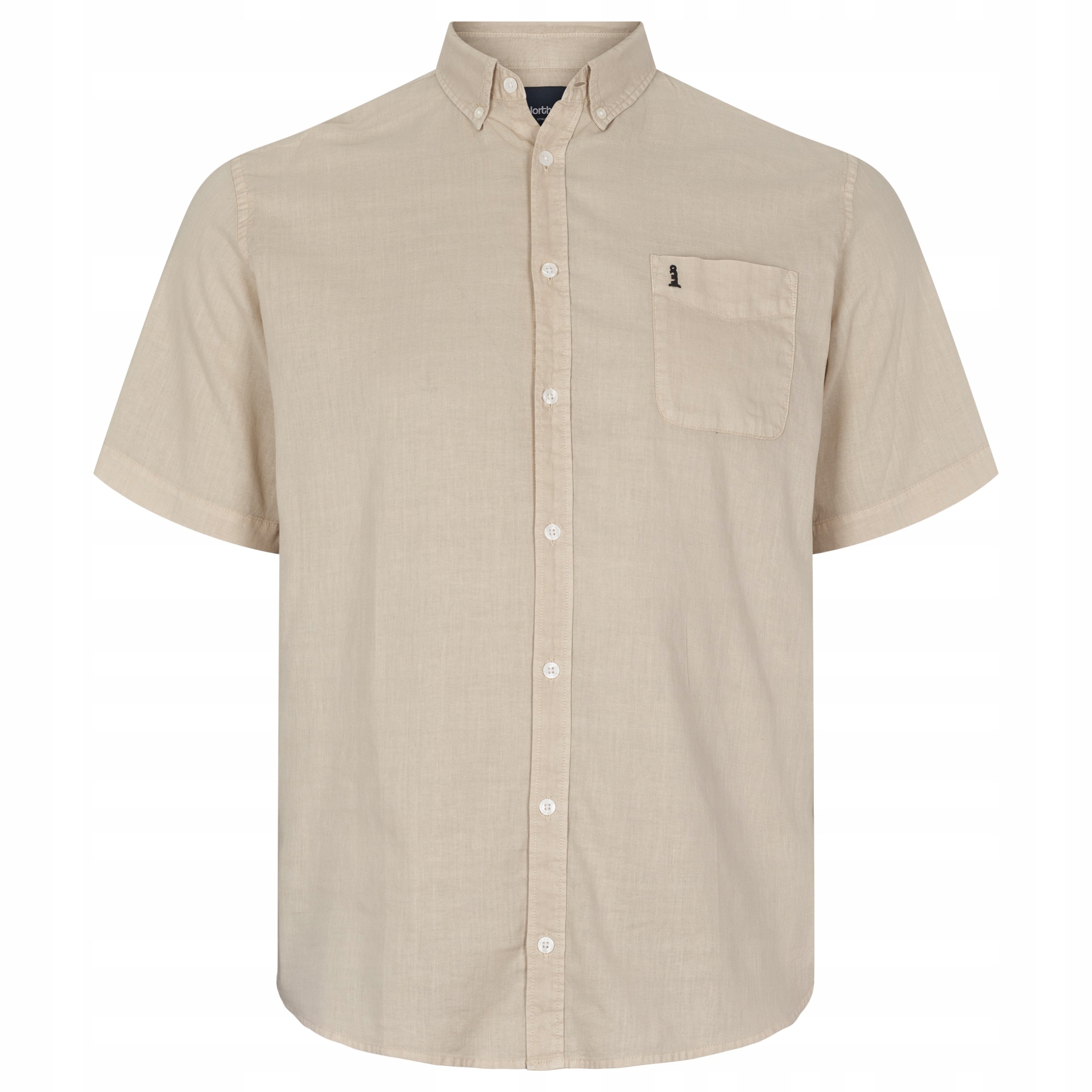 North 56°4 Velká Lněná Košile Velké Velikosti 4XL