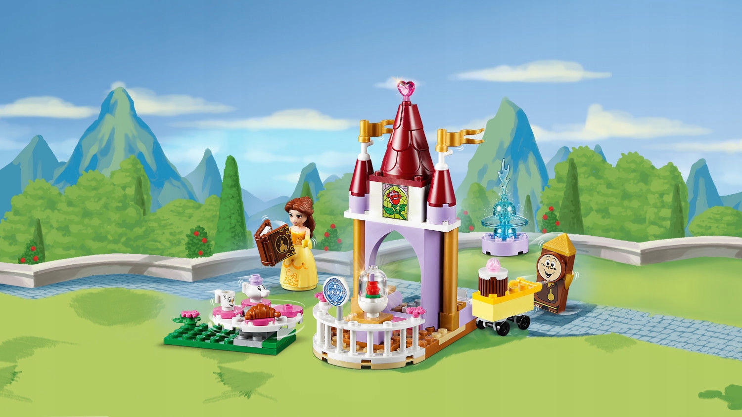 LEGO Disney 10762 Opowieści Belli Piękna i Bestia Pani Imbryk Liczba elementów 87 szt.