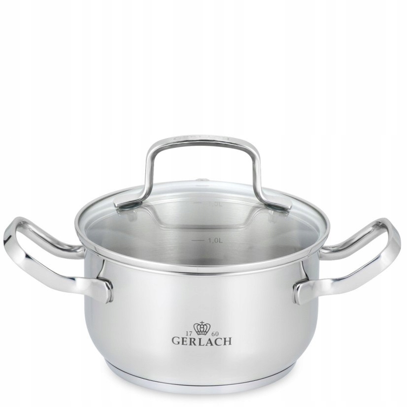 Gerlach Simple Nk 332 hrnec s poklicí 1,5 l 16 cm, indukční