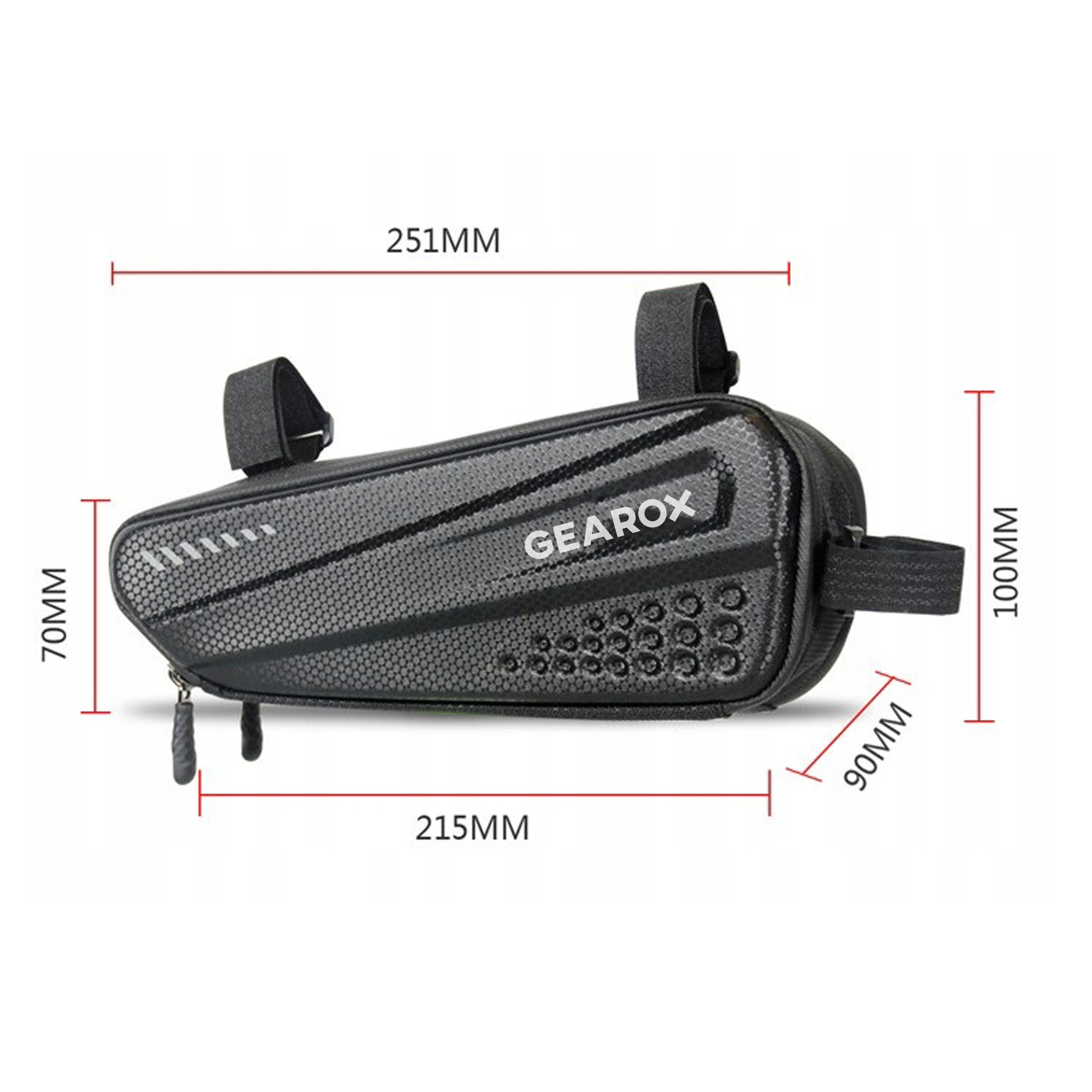 WODOODPORNA SAKWA ROWEROWA TORBA SZASZETKA NA ROWER POD RAMĘ GEAROX SZTYWNA Kod producenta Gearox 154