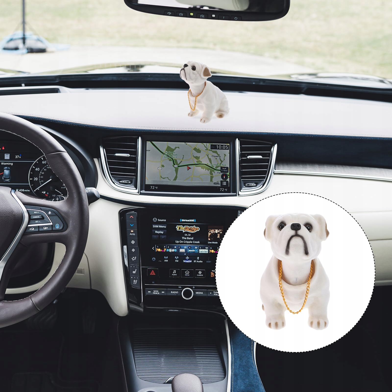 PIESEK Z KIWAJĄCĄ GŁOWĄ DO AUTA ZABAWKI PRL GADZET Producent inny