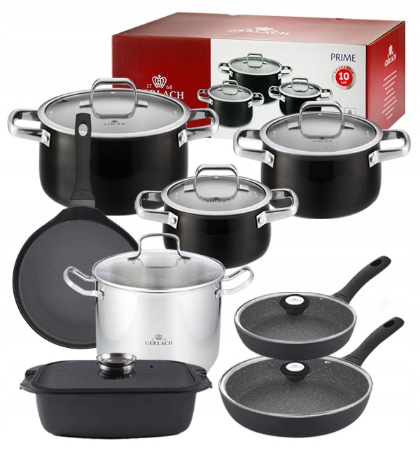 

Gerlach Prime Garnki Patelnie 20 28 CM+ Dodatki