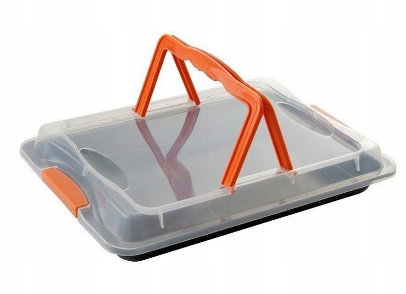 

Blacha Likoris z pokrywką 42x29x4 cm