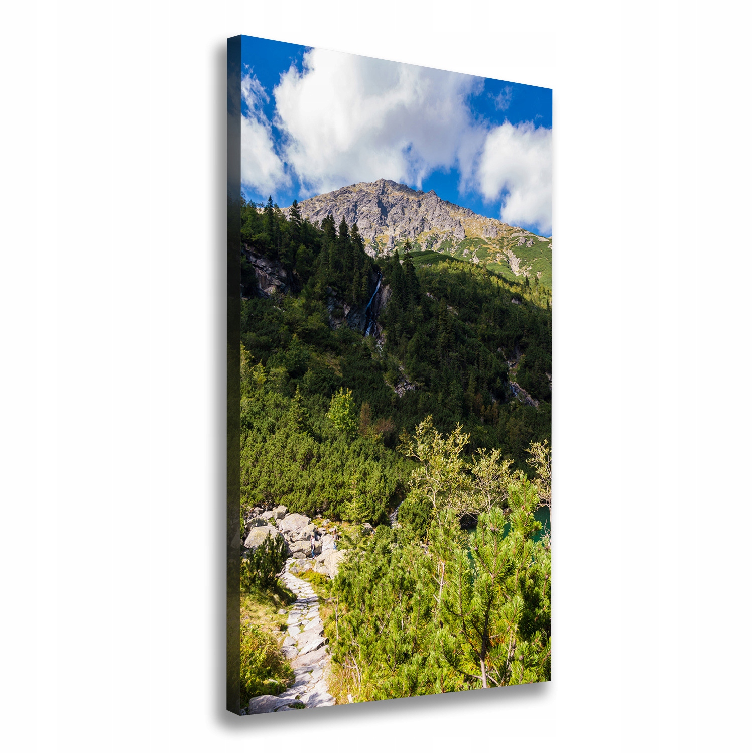 

Foto obraz na płótnie Morskie oko Tatry 50x100 cm