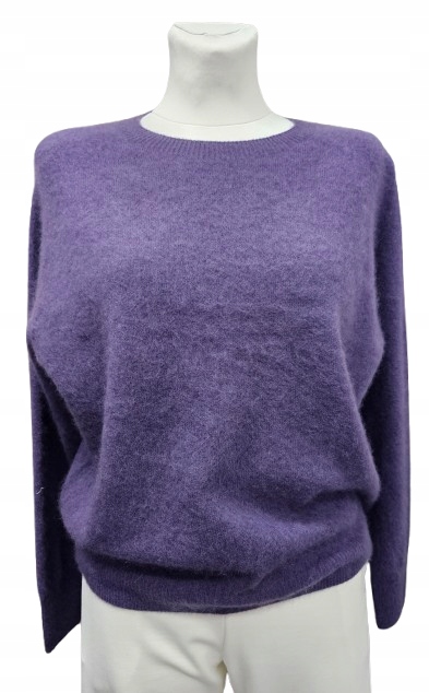 Měkký vlněný svetr 100% vlna Lana Pinka Premium Italia fialový 328 zł-258 zł