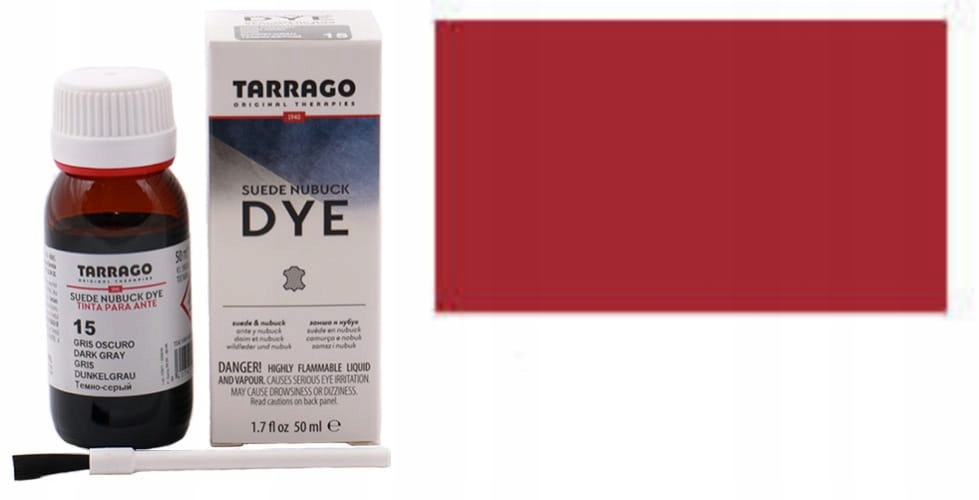 

Farba do zamszu nubuku Tarrago 50ml 12-czerwony