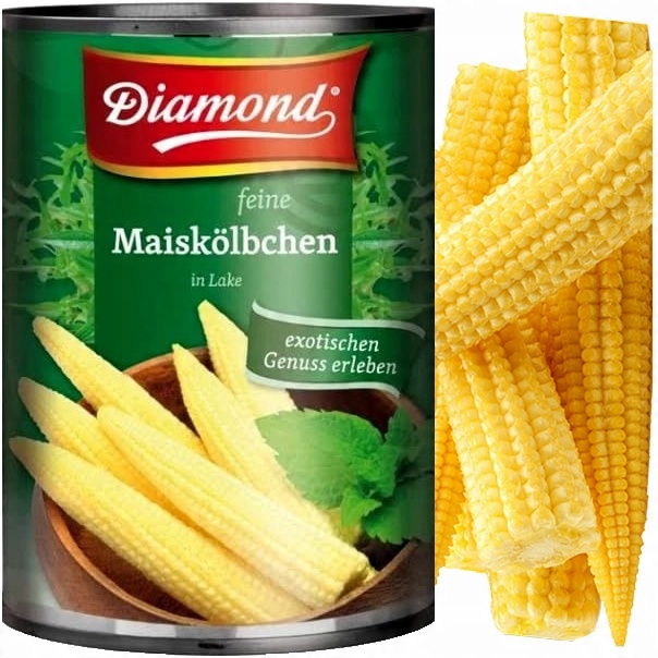 

Mini Kolby Kolba Kukurydzy Młoda Kukurydza 425 g
