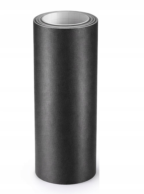 Folia Matowa Czarna z klejem 50x150cm Okleina Czarny Mat Folia Samochodowa