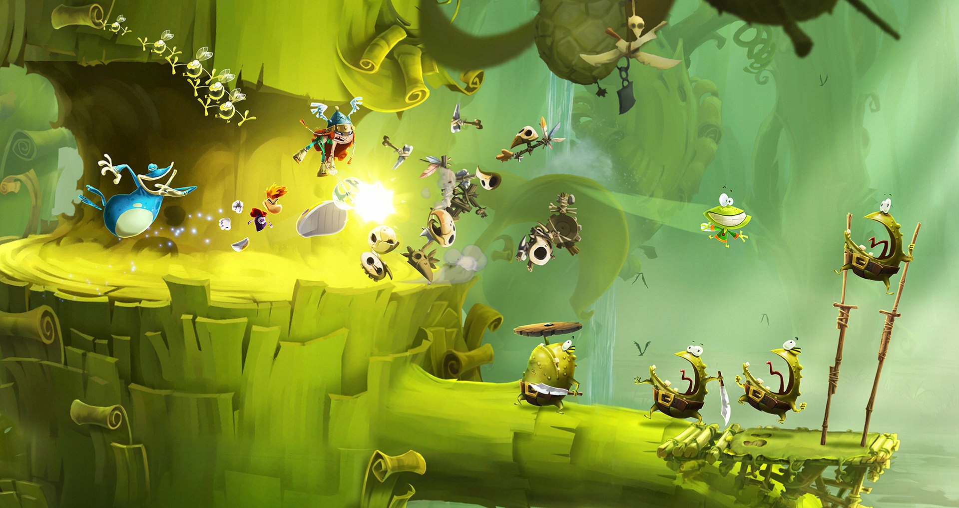 RAYMAN LEGENDS PO POLSKU XBOX ONE NOWA FOLIA Wersja gry pudełkowa