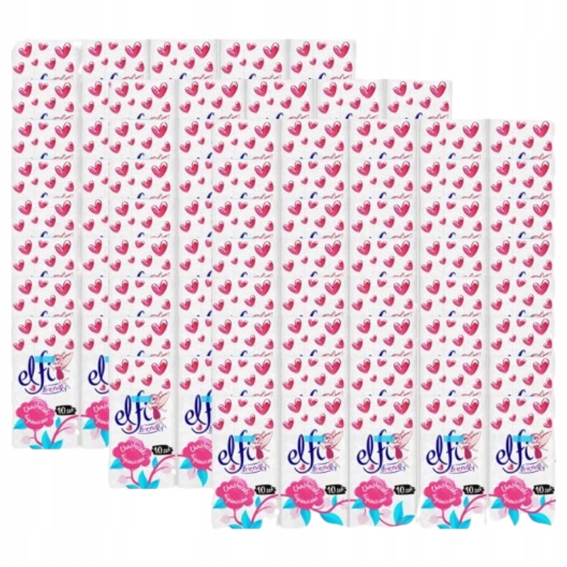 Elfi Chusteczki Higieniczne 2-Warstwy 24 x 10 Opakowań