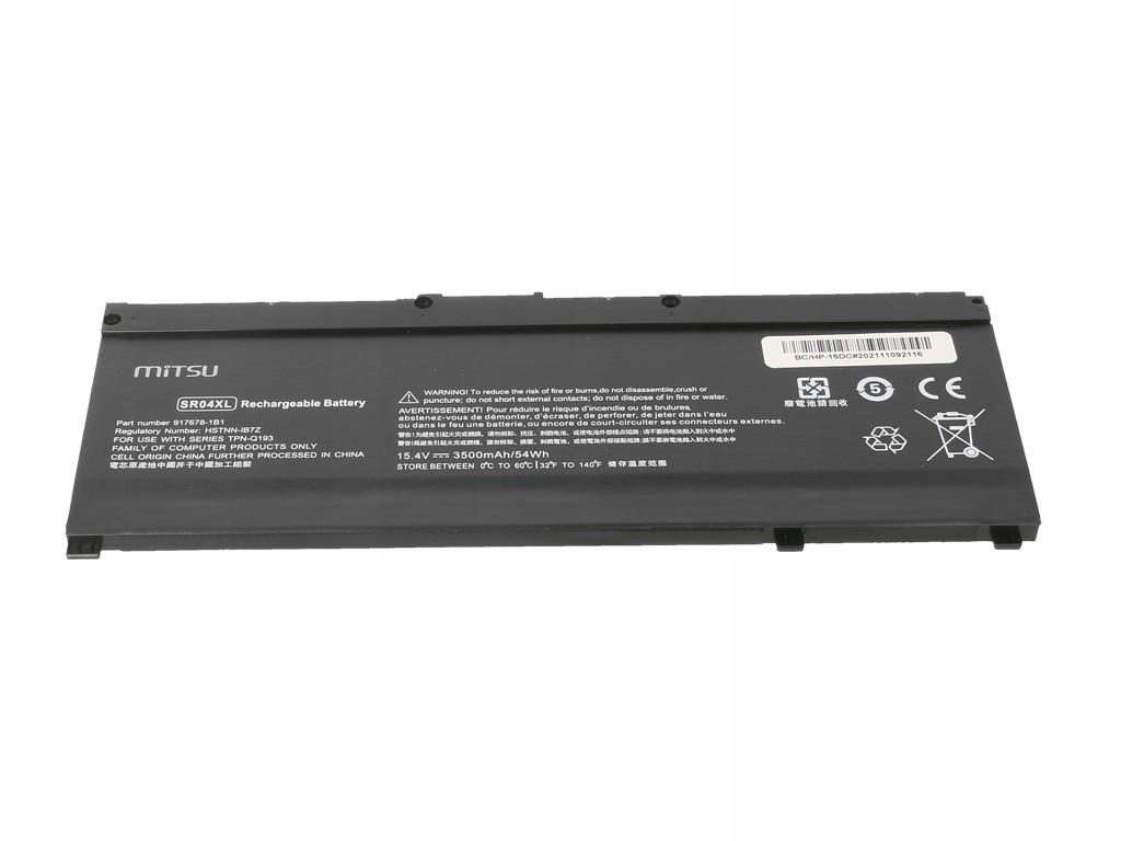 Bateria do Hp Omen 15-DC 3500 mAh 54 Wh 15.4 Volt