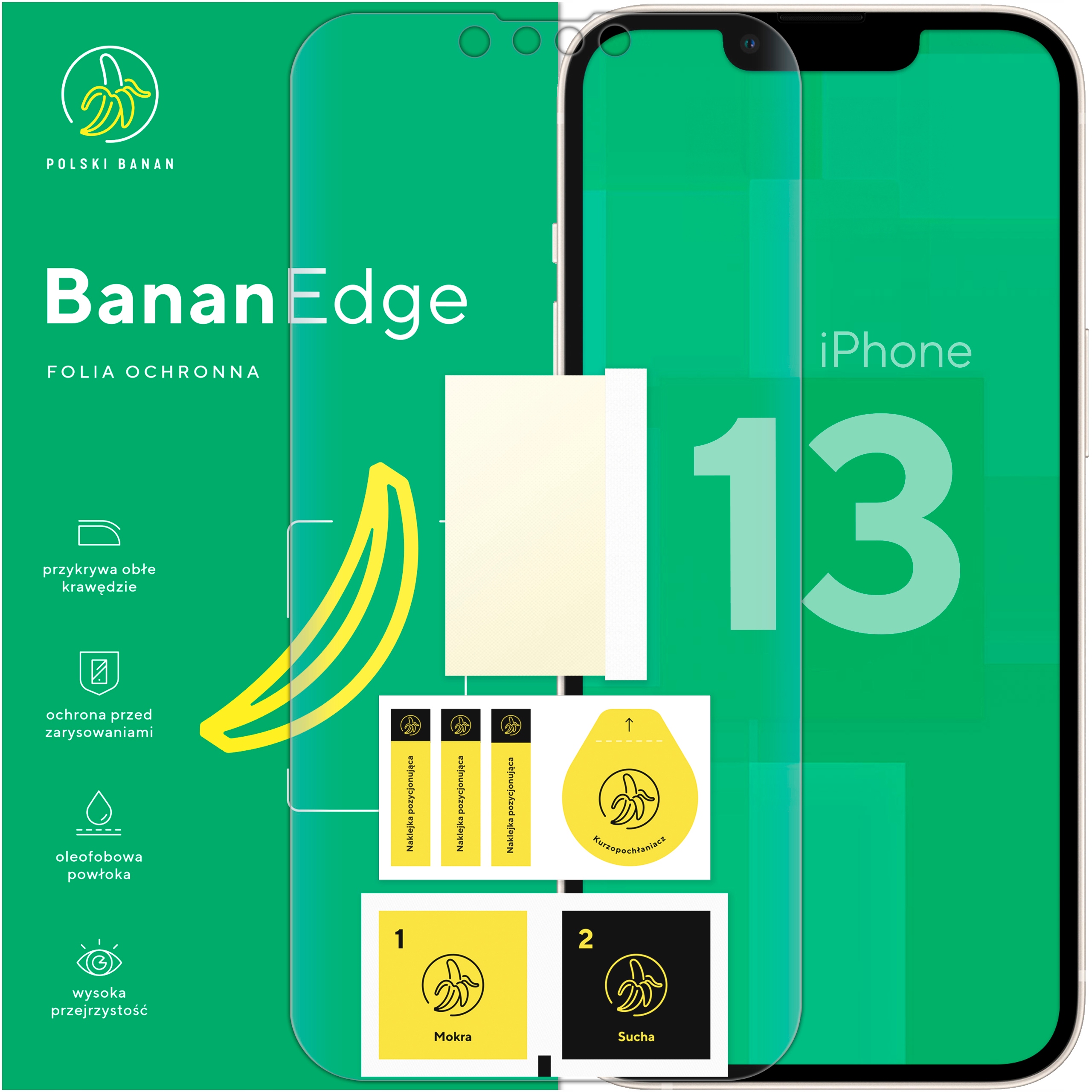 Folia ochronna BananEdge do Apple iPhone 13-Zdjęcie-0