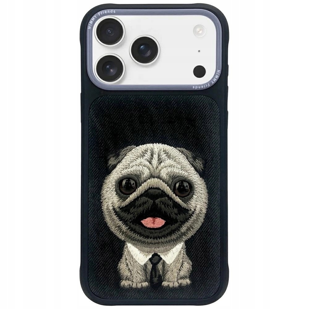 Etui Nimmy Big Eyed Pet 2.0 Dog na iPhone 17 Pro czarne