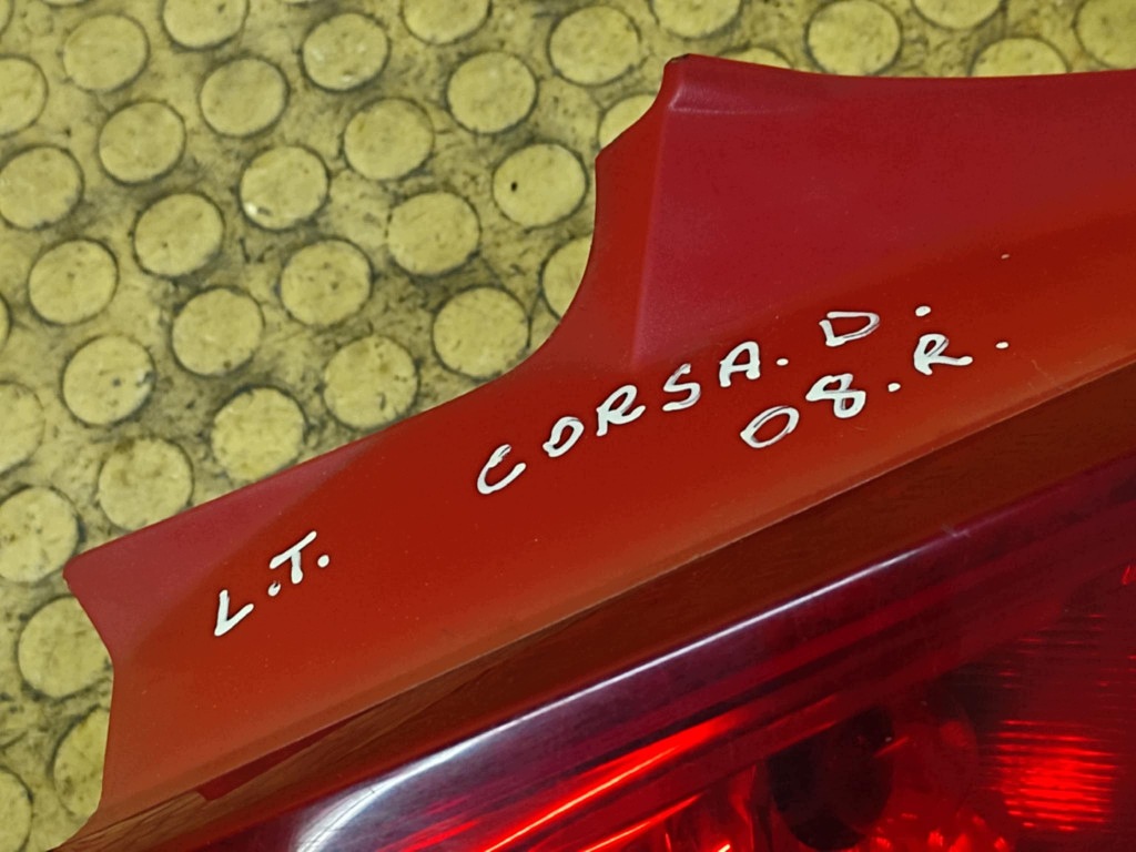 OPEL CORSA D light left rear part 13186350