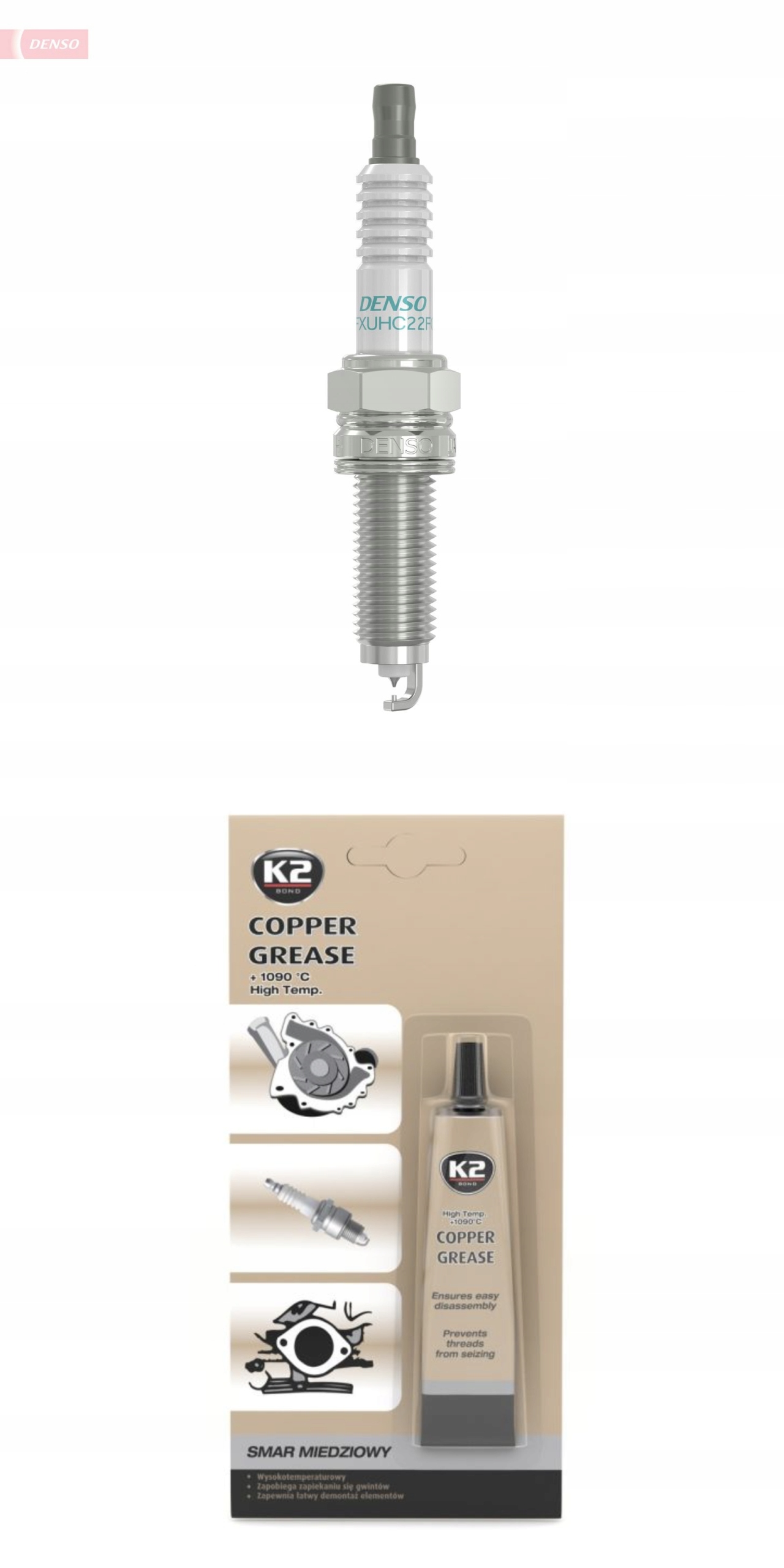 DENSO VFXUHC22FG ŚWIECA ZAPŁONOWA + smar